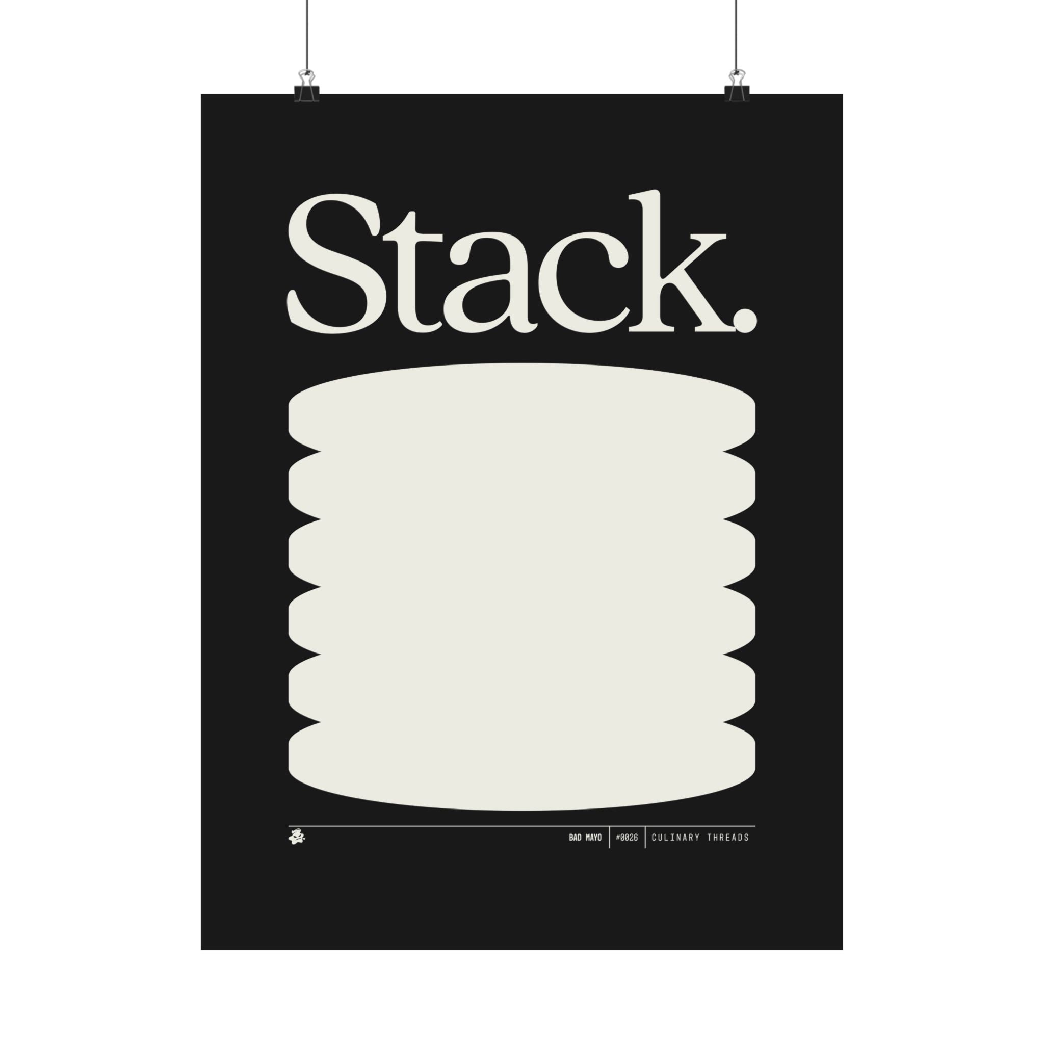 Poster Stack Black
