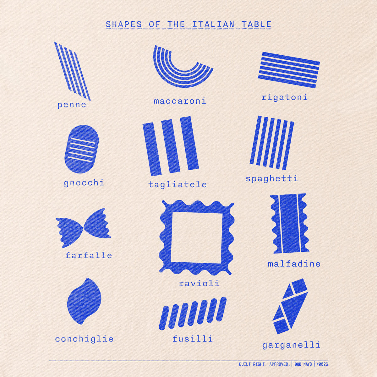 Shapes of the Italian Table