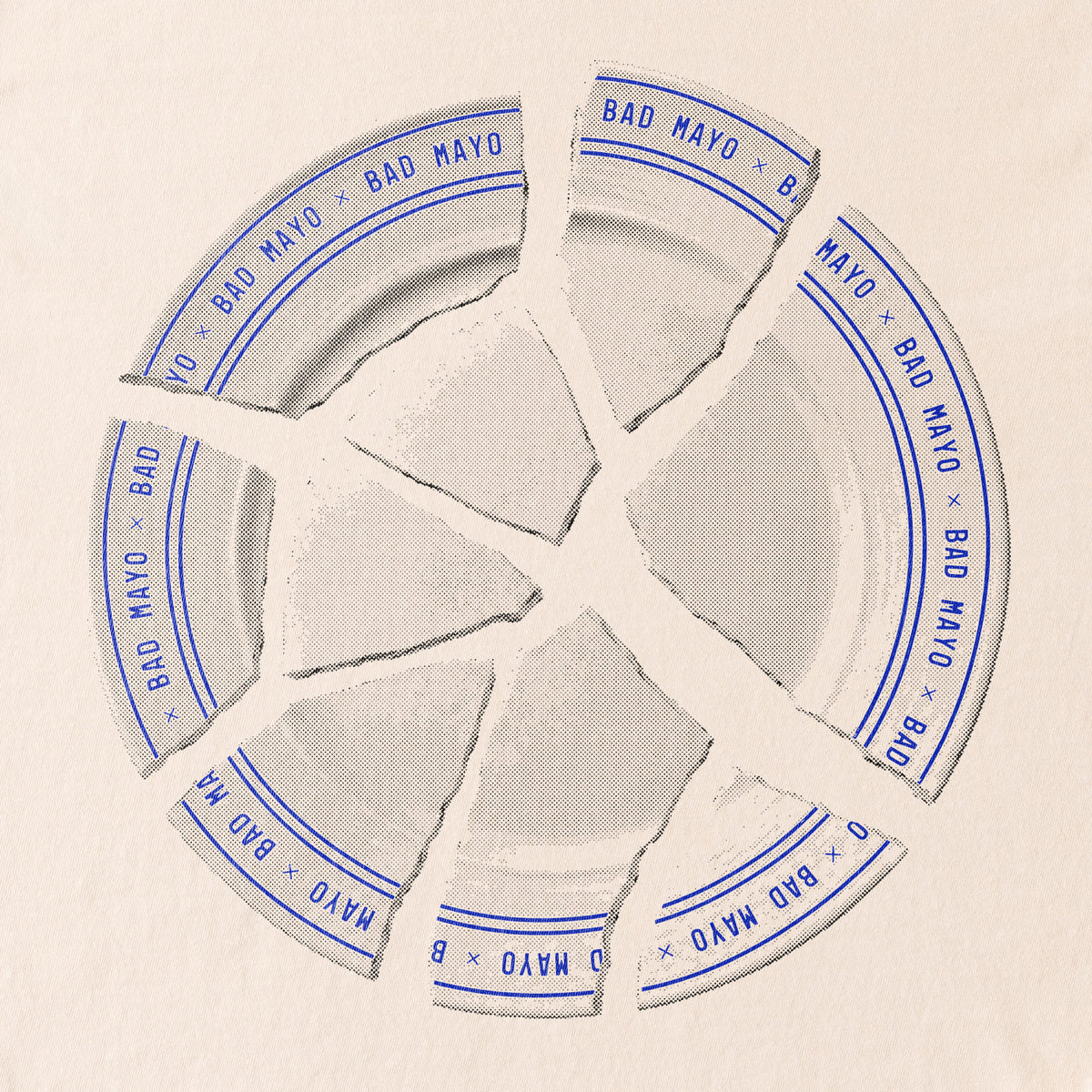 Broken plate