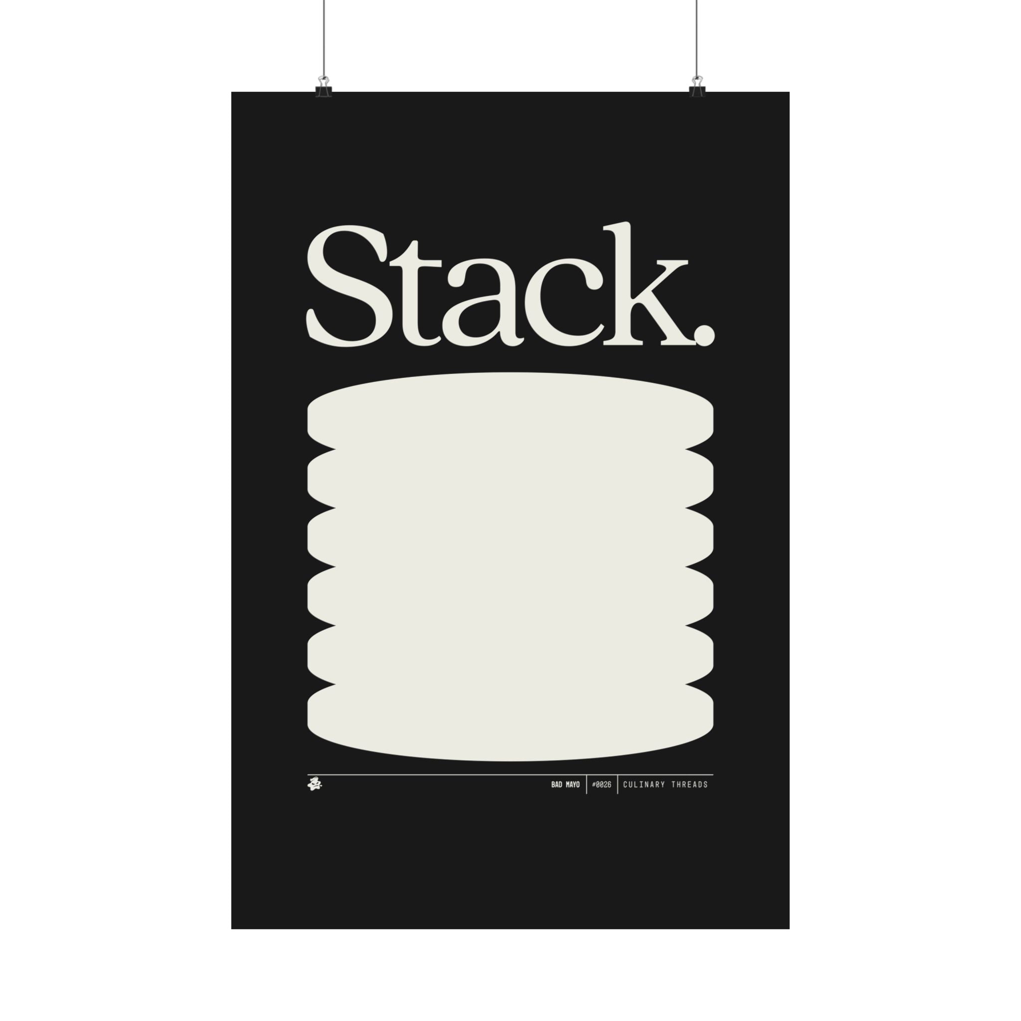 Poster Stack Black