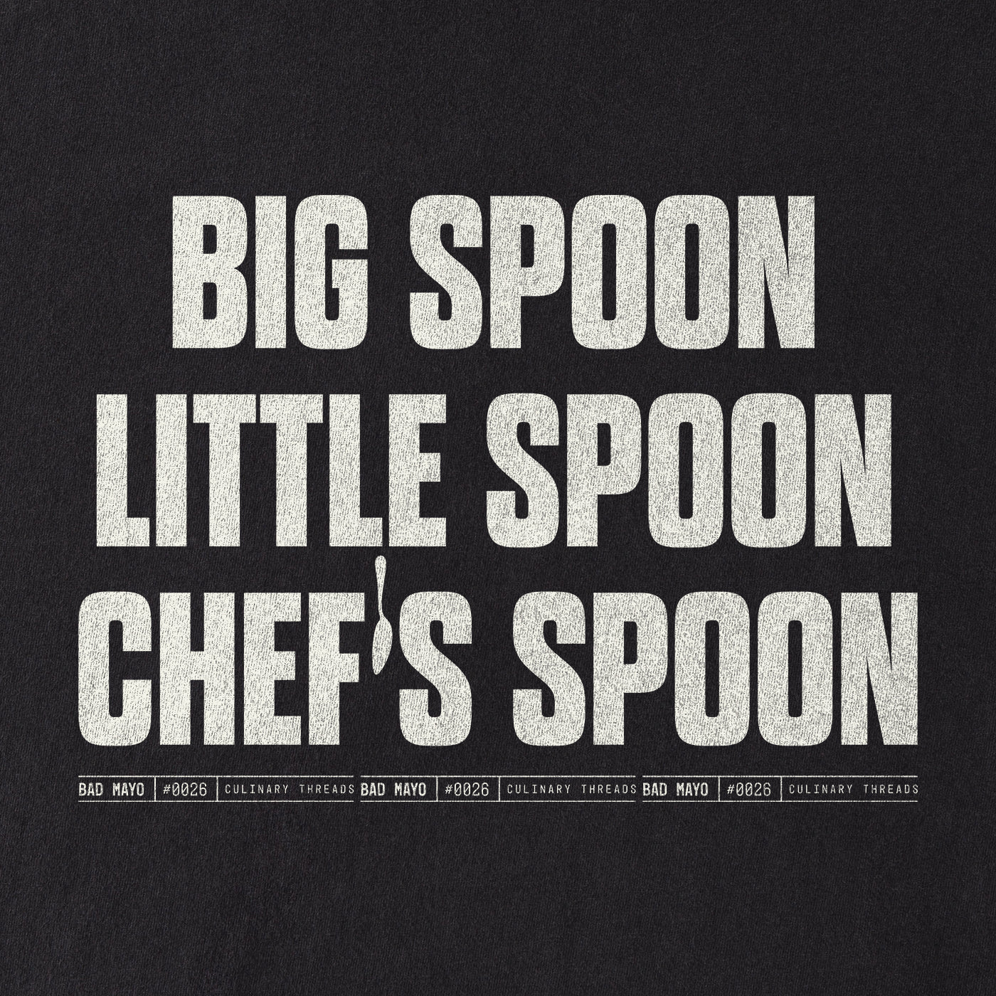Big Spoon, Little Spoon, Chef's Spoon