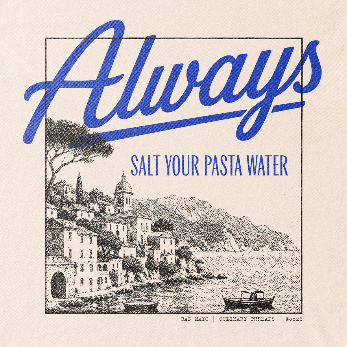 Always salt your pasta water