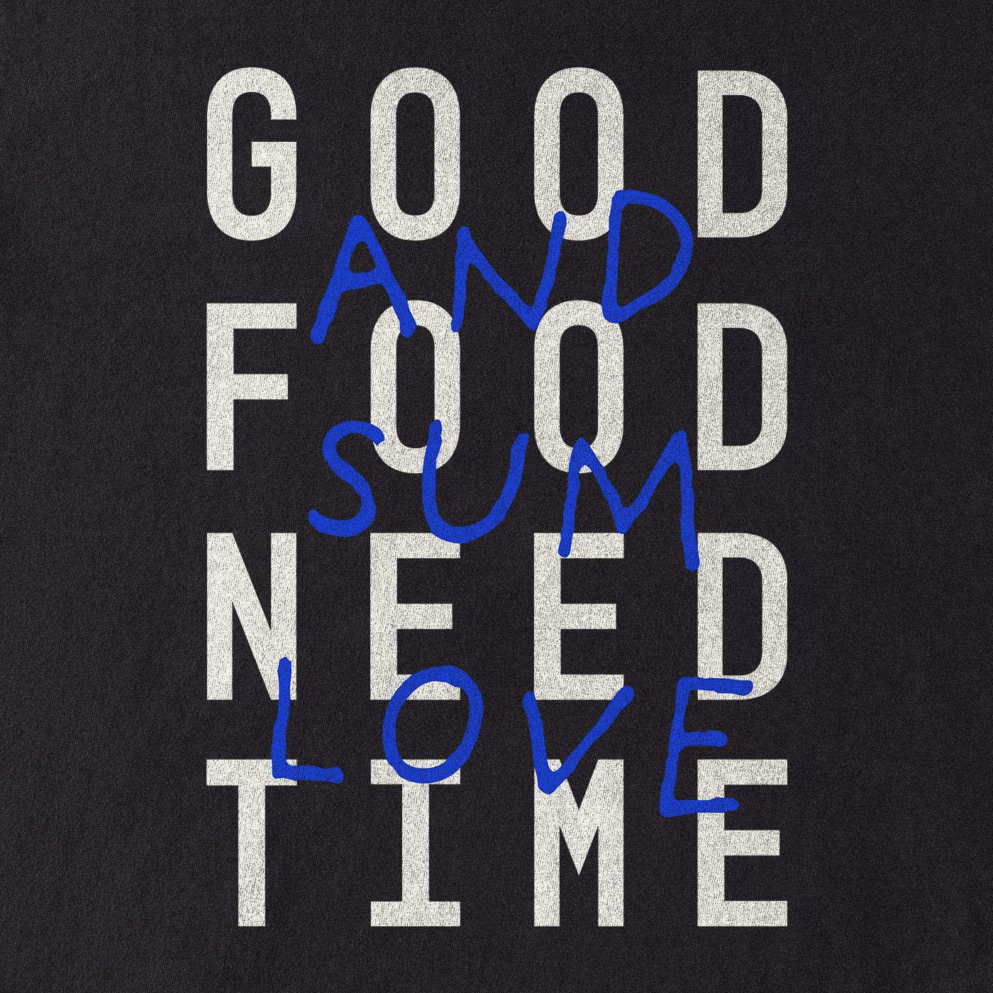 Good Food Need Time