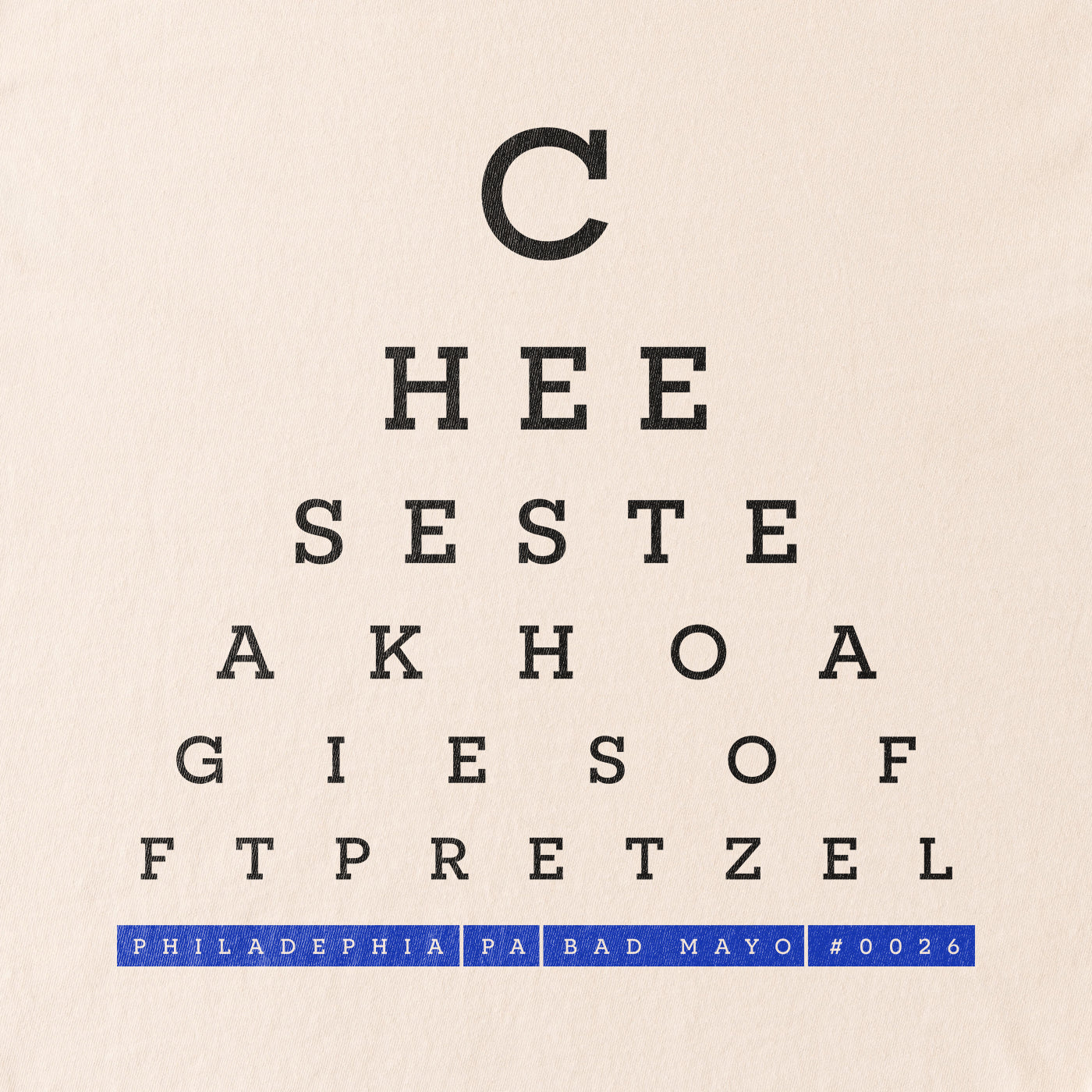 If you can read this: Philadelphia
